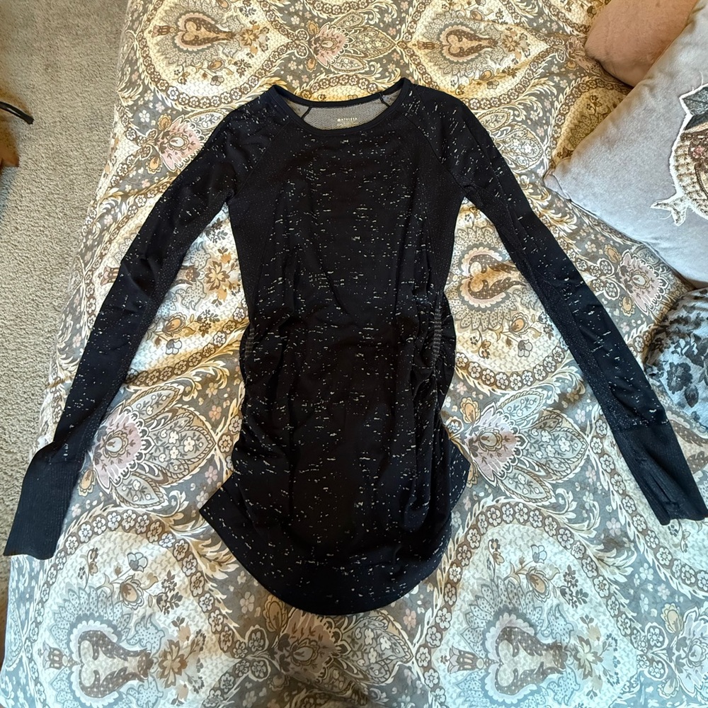 Athleta Black Long Sleeve Tee
